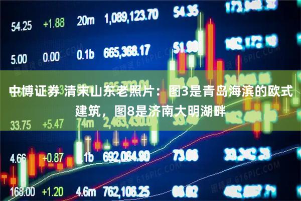 中博证券 清末山东老照片：图3是青岛海滨的欧式建筑，图8是济南大明湖畔