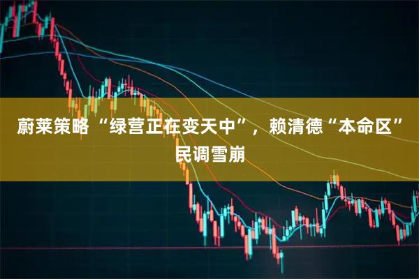 蔚莱策略 “绿营正在变天中”，赖清德“本命区”民调雪崩