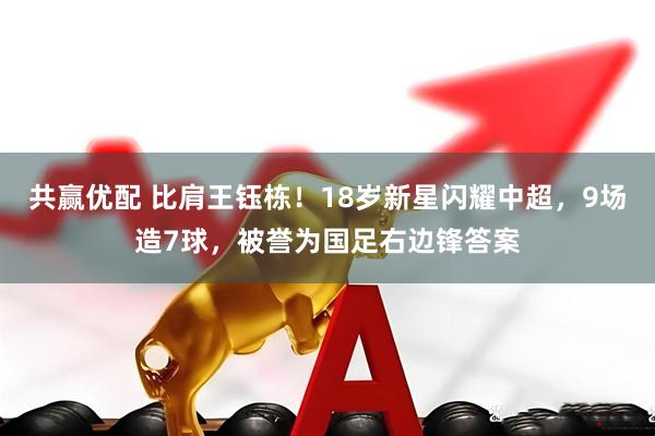 共赢优配 比肩王钰栋！18岁新星闪耀中超，9场造7球，被誉为国足右边锋答案